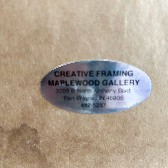 Citiscape Water Color Signed by Artist, Framed, Watercolor Art, - Picture 6 of 7